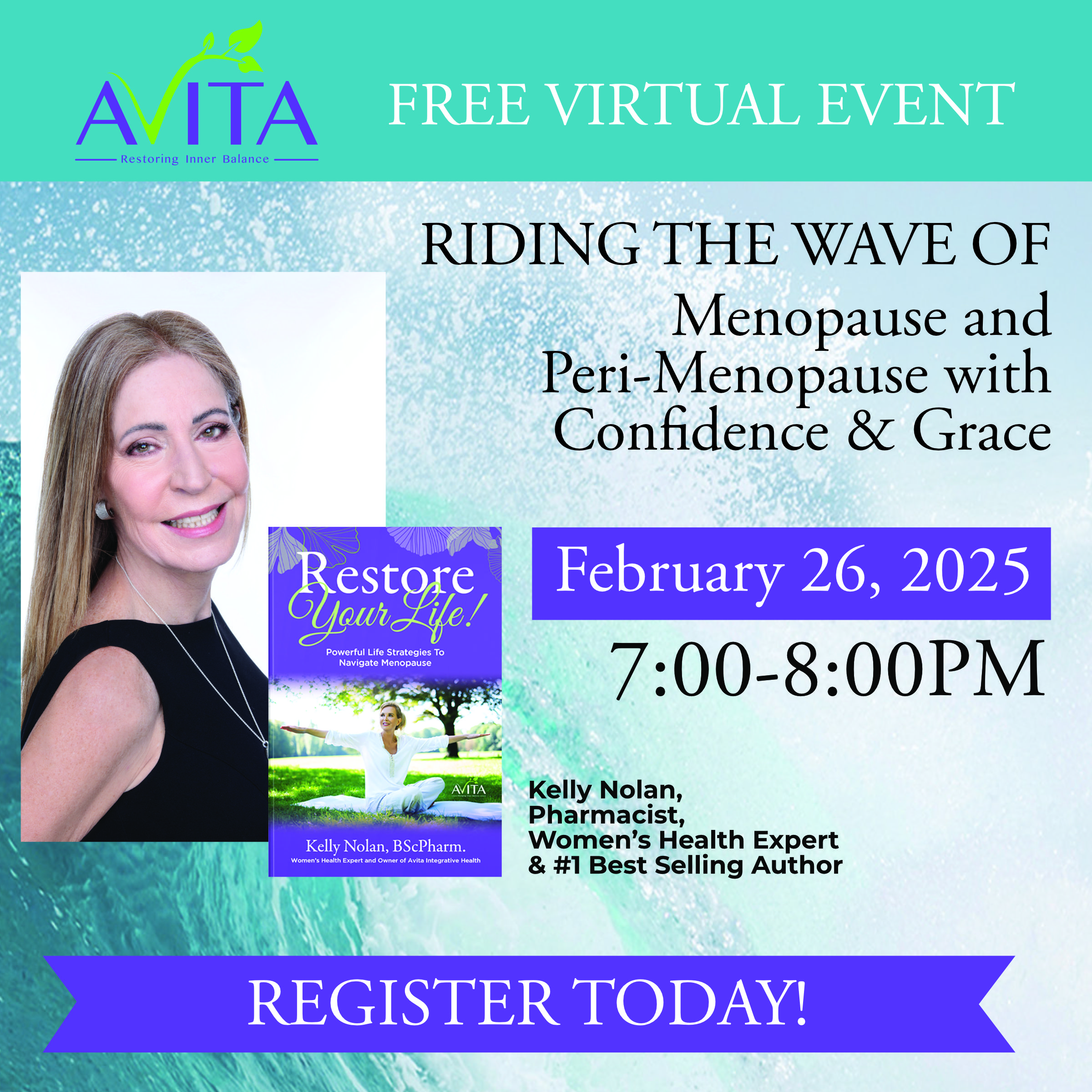 Avita RIDING THE WAVE OF Menopause and Peri-Menopause with Confidence & Grace